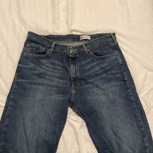 Wrangler dark wash jeans 36 X 32